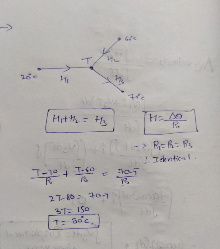 Three Identical Thermal Conductors Are Connected As Shown In Figure