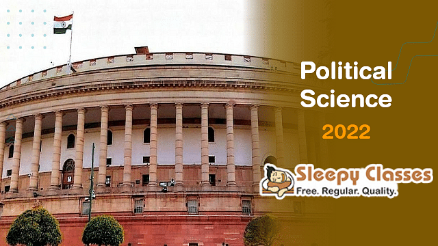 PSIR Political Science Optional UPSC Mains 2024