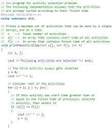 Activity Selection Problem - Computer Science Engineering (CSE) PDF ...