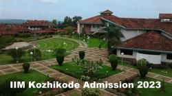 IIM Kozhikode Admission 2023 - CAT PDF Download