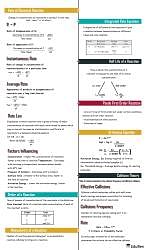 Mind Map: Chemical Kinetics - NEET PDF Download