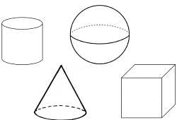 3D Shapes Class 4 Worksheet Maths