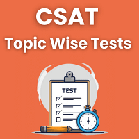 CSAT Topic Wise Mock Tests  Hindi  2024