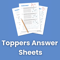 Toppers Answer Sheets for Class 10