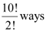 NCERT Solutions Class 11 Maths Chapter 6 - Permutations And Combinations