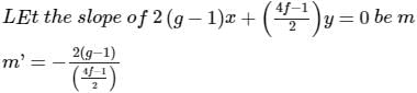 The radical axis of the two distinct circles x2 + y2 + 2gx + 2fy + c ...