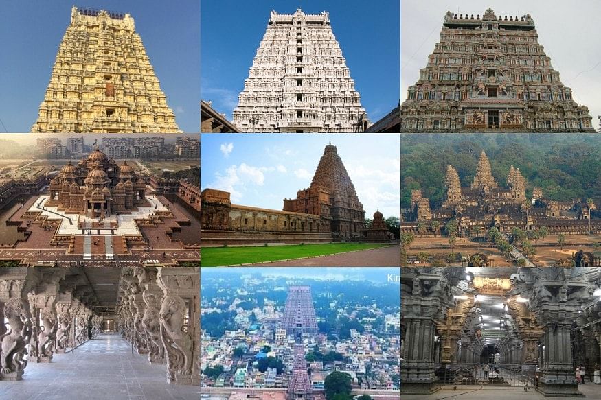 Few famous temples of India