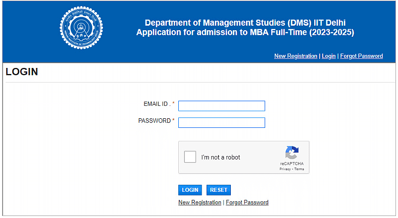 DMS-IIT Delhi MBA Admission 2023 - CAT PDF Download