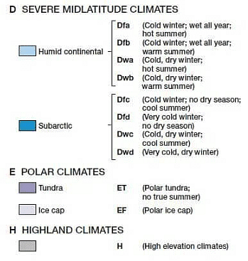 Koppen’s , Thornwaite’s And Trewar Tha’s Classification Of World’s ...