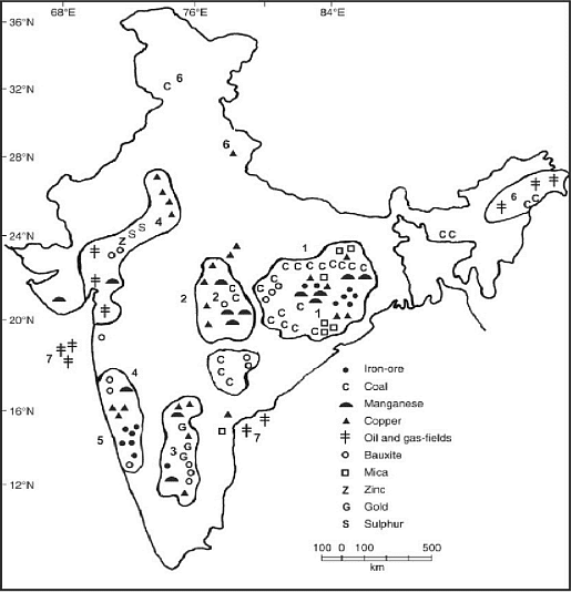 Mineral Rich regions of India