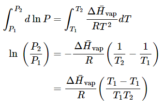 The Clausius-Clapeyron Equation | Chemistry Optional Notes for UPSC