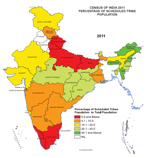 Major Tribes, Tribal Areas and their Problems- 2 - Geography Optional ...