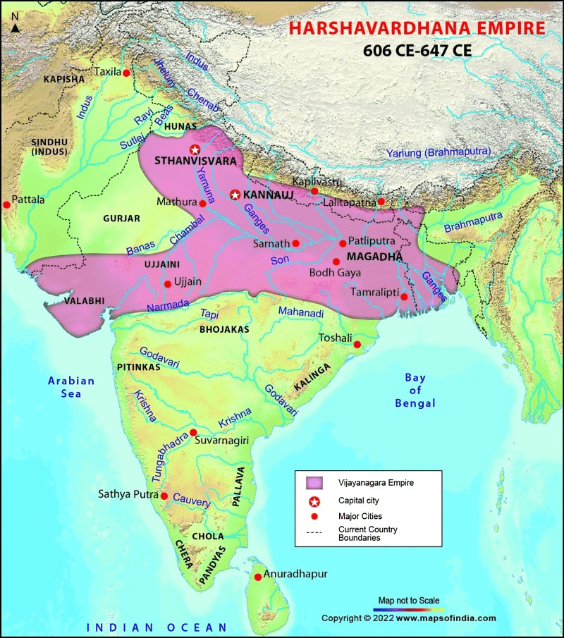 Vardhana Dynasty: Harshavardhana - History Optional for UPSC (Notes ...