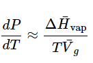 The Clausius-Clapeyron Equation | Chemistry Optional Notes for UPSC