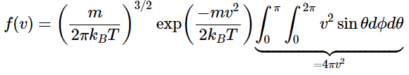 Maxwell’s distribution of speeds | Chemistry Optional Notes for UPSC