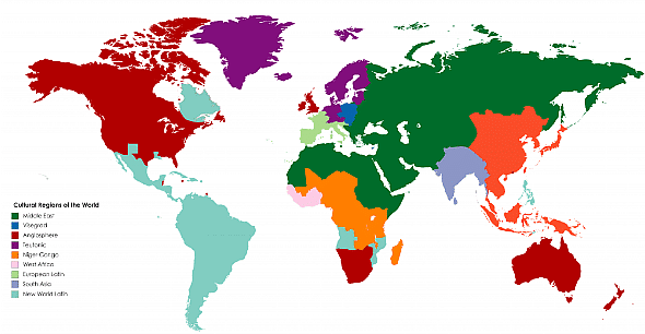 Cultural Region of the World - Geography Optional for UPSC (Notes) PDF ...