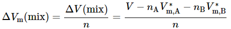 Partial Molar Quantities | Chemistry Optional Notes for UPSC