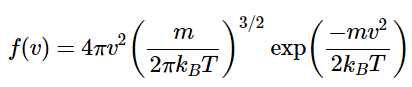 Maxwell’s distribution of speeds | Chemistry Optional Notes for UPSC