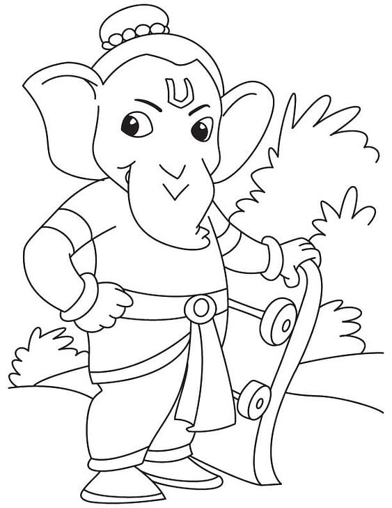 How to Draw Ganesha Drawing for Childrens Step by Step | Flickr