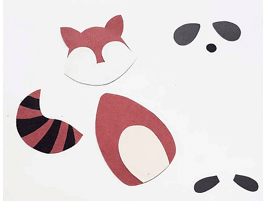 Craft Ideas: Printable Racoon Paper Craft + Free Template - Hands on ...
