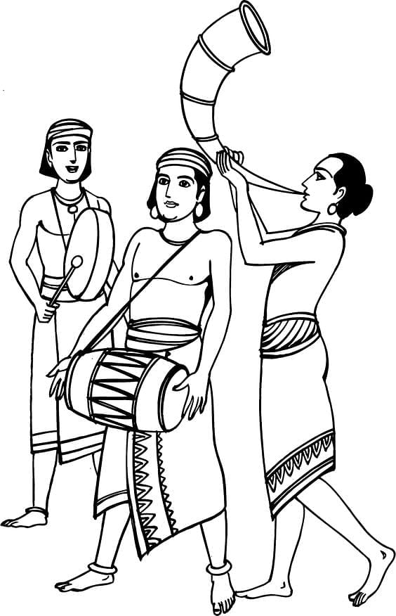 Printable Worksheet Folk dances 1 Hands on Art and Craft Class 1