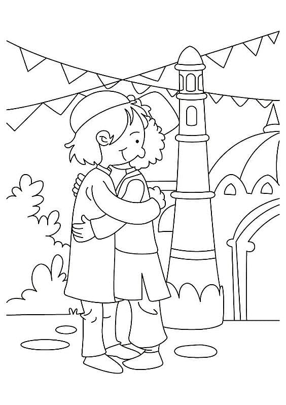 Eid Mubarak Celebration Mosque Hand Draw Sketch Vector Illustration  Royalty Free SVG Cliparts Vectors And Stock Illustration Image 99398307