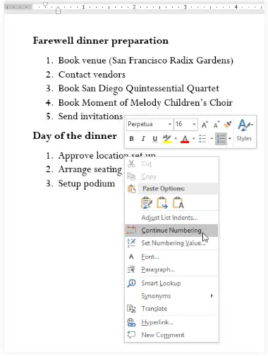 Lists Notes | Study How to become an Expert of MS Word - Class 6