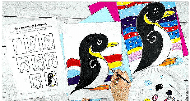Craft Ideas: Easy Penguin How To Draw | Art And Craft - Class 6 Pdf Download