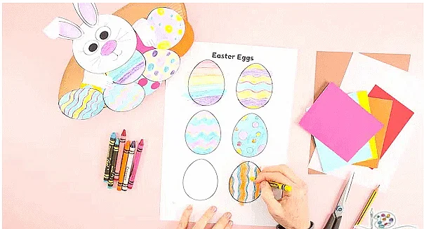 Craft Ideas: Rocking Paper Plate Easter Bunny Craft Notes | Study Art and Craft - Class 6