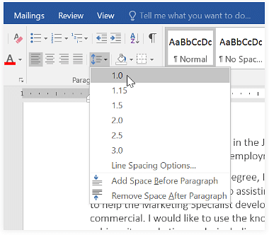 Line and Paragraph Spacing - How to become an Expert of MS Word - Class ...