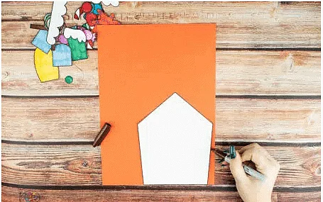 Craft Ideas: Paper Gingerbread House Craft Notes | Study Art and Craft - Class 6