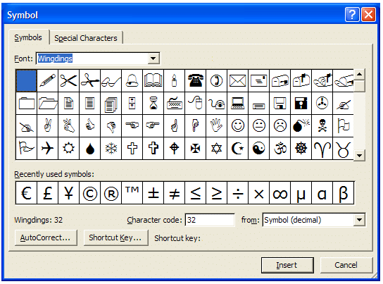 Insert Symbols - How to become an Expert of MS Word - Class 6 PDF Download