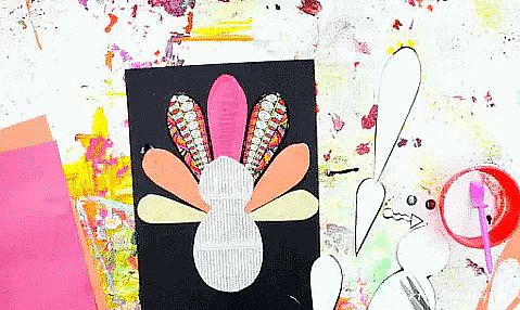 Craft Ideas: Paper Thanksgiving Turkey Craft Notes | Study Art and Craft - Class 6