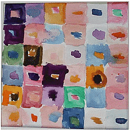 Craft Ideas: Abstract Squares Notes | Study Art and Craft - Class 6