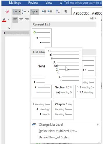 Lists Notes | Study How to become an Expert of MS Word - Class 6