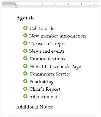 Lists Notes | Study How to become an Expert of MS Word - Class 6