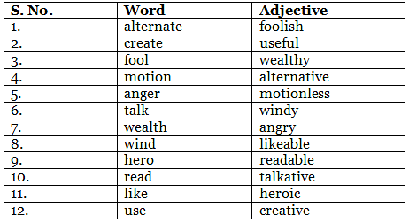 Worksheet: Adjectives - 2 - Worksheets with Solutions for Class 5 PDF ...