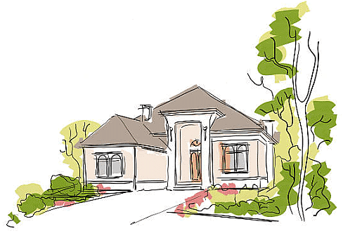 House sketch stock illustration Illustration of classic  38743997