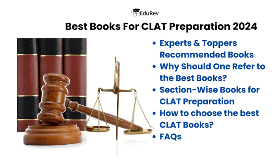 Best Books For CLAT Preparation 2024 Subject Wise Books by