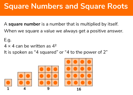 Points to Remember: Squares & Square Roots - Notes | Study Mathematics ...