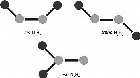 Geometrical Isomers of N2H2
