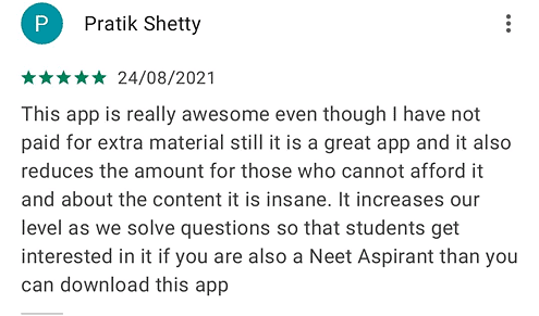 What users say about EduRev Infinity Package for NEET? Notes | Study How To Prepare For NEET - NEET