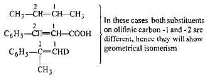 Geometrical Isomerism Notes - Class 11