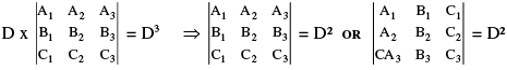 Important Determinant Formulas Formulas for JEE and NEET