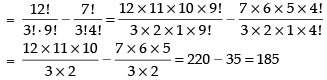 NCERT Exemplar: Permutations and Combinations- 1 | Mathematics (Maths) Class 11 - Commerce