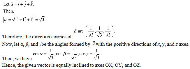 NCERT Solutions Class 12 Maths Chapter 10 - Vector Algebra