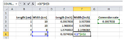 Spreadsheet(MS Excel) Chapter Notes | Computer Science for Class 6