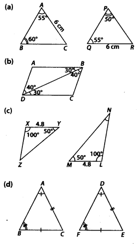 NCERT Exemplar Solutions: Triangles | Mathematics (Maths) Class 7