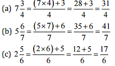 NCERT Solutions for Class 8 Maths Chapter 7 - Fractions