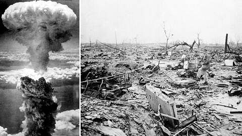 Atomic Bomb Blast in Hiroshima